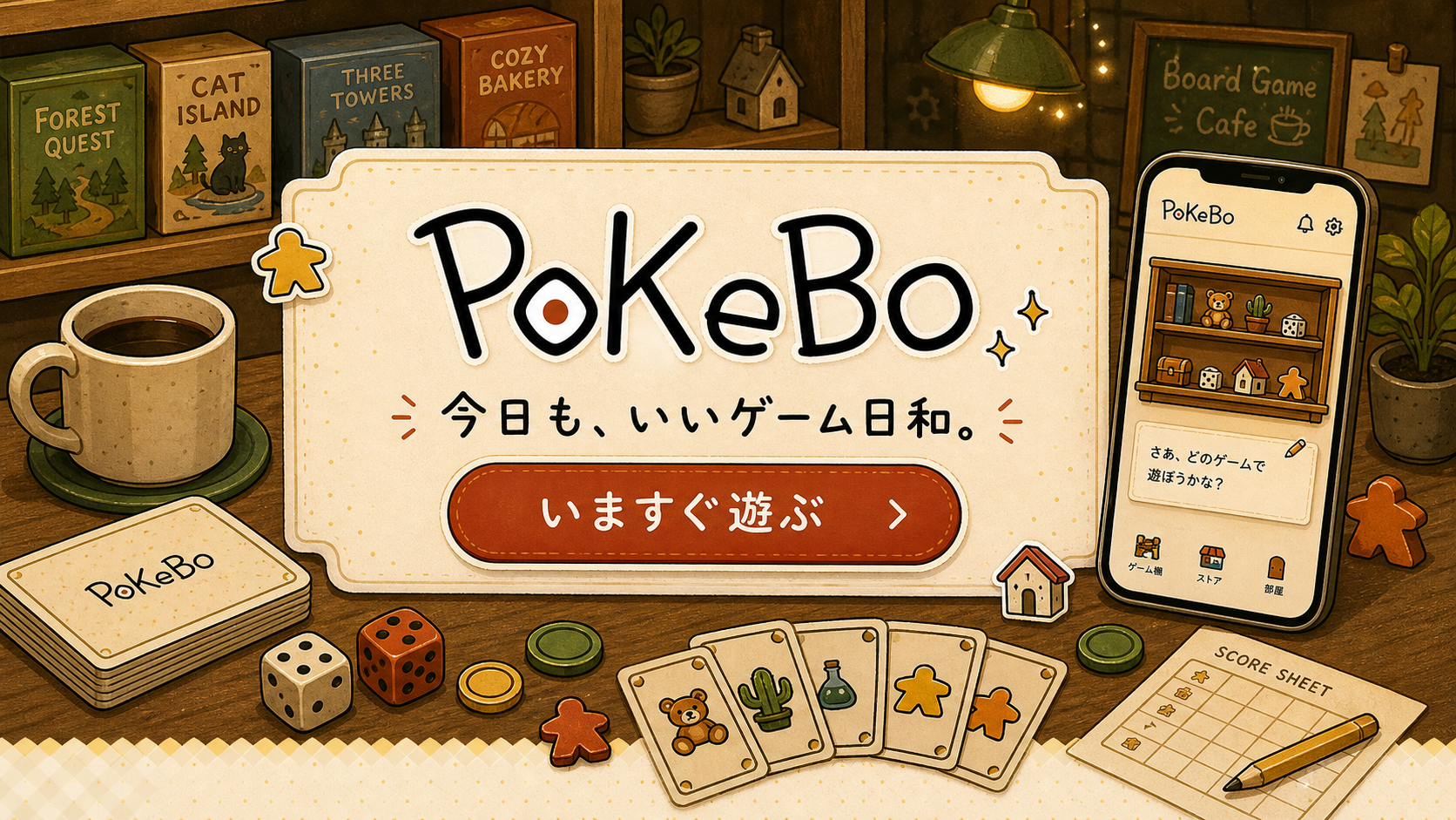 PoKeBoの棚を紹介するムービー